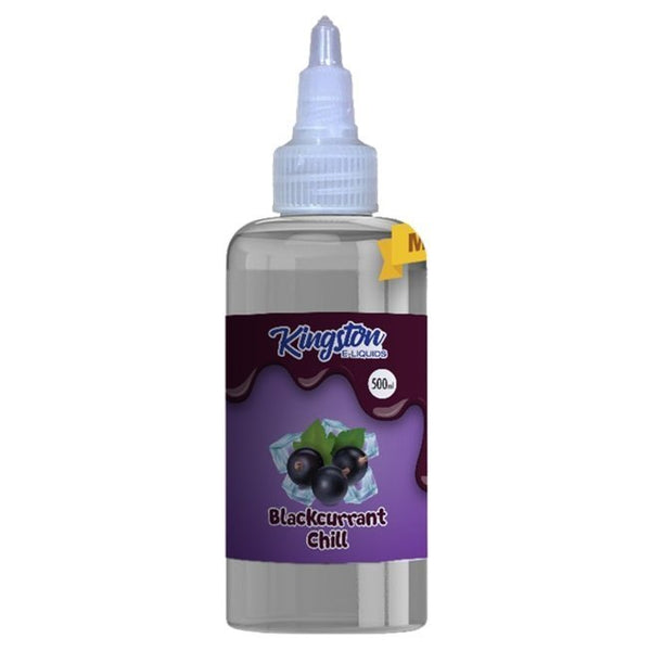 Kingston E-liquids Chill 500ml Shortfill - Blackcurrant Chill -Vapeuksupplier