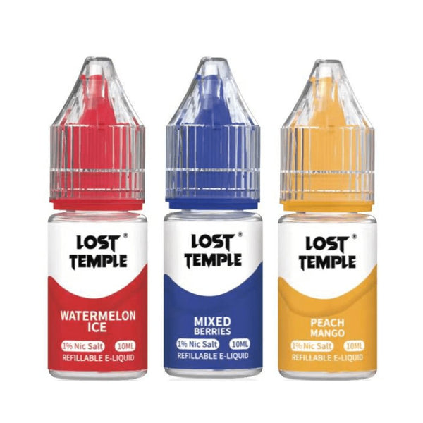 Lost Temple Nic Salts 10ml - Box of 10 - Lemon Lime -Vapeuksupplier