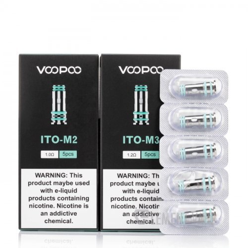 Voopoo - ITO - Replacemnet Coils - 5pack - 1.0 ohm ITO-M2 Mesh -Vapeuksupplier